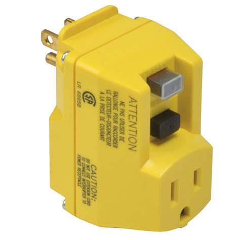 single outlet gfci adapter